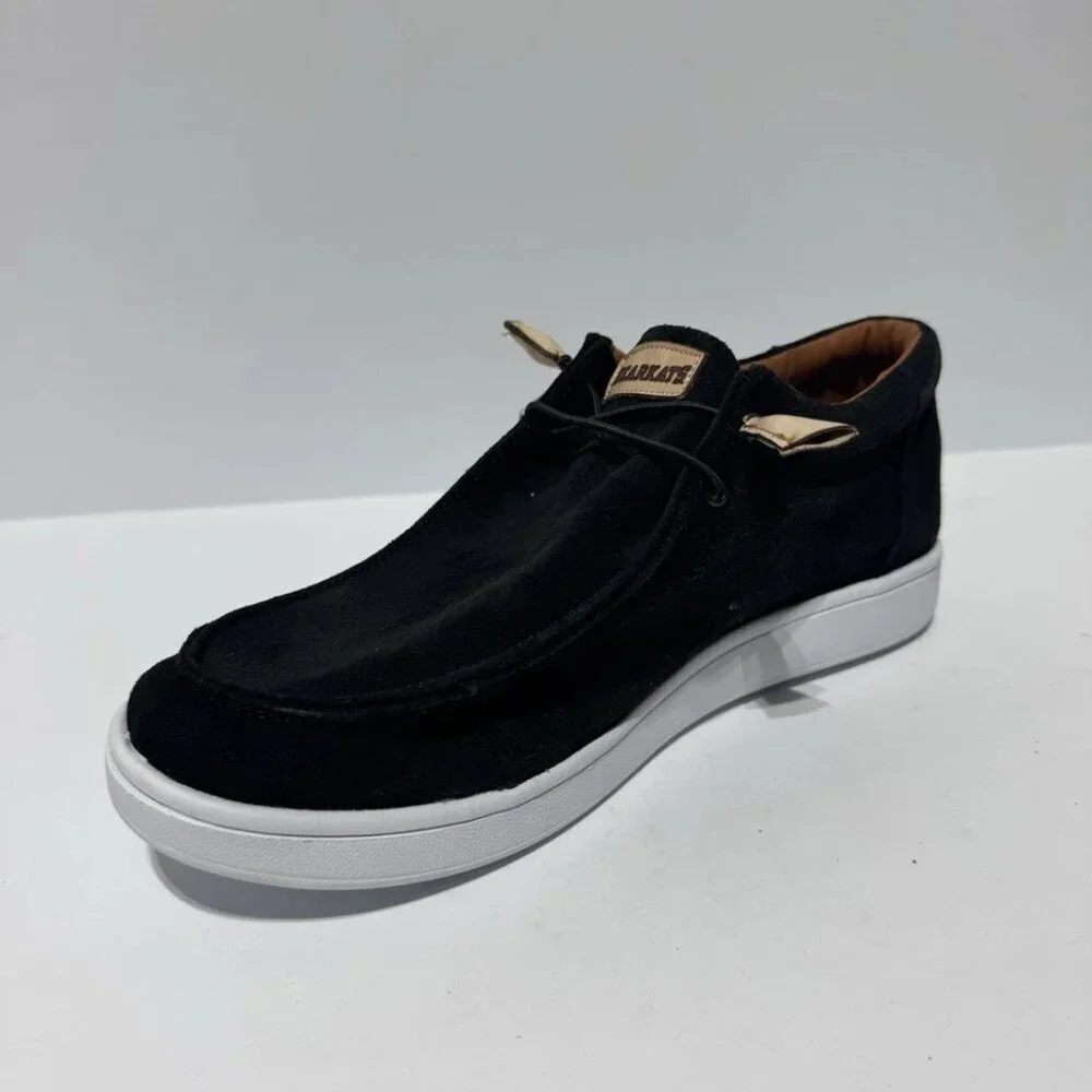 Vaccari Mens Slip On Black Size 11 M